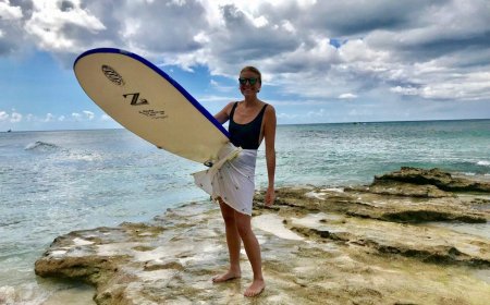 Surfing the Caribbean: Hidden Breaks in Barbados and the Dominican Republic.