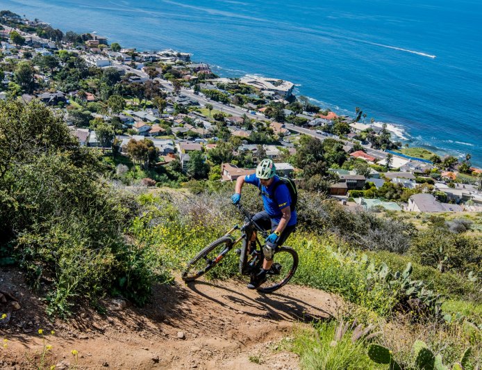 Mountain Biking Trails With Beach Views