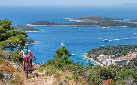 Mountain Biking Trails With Beach Views