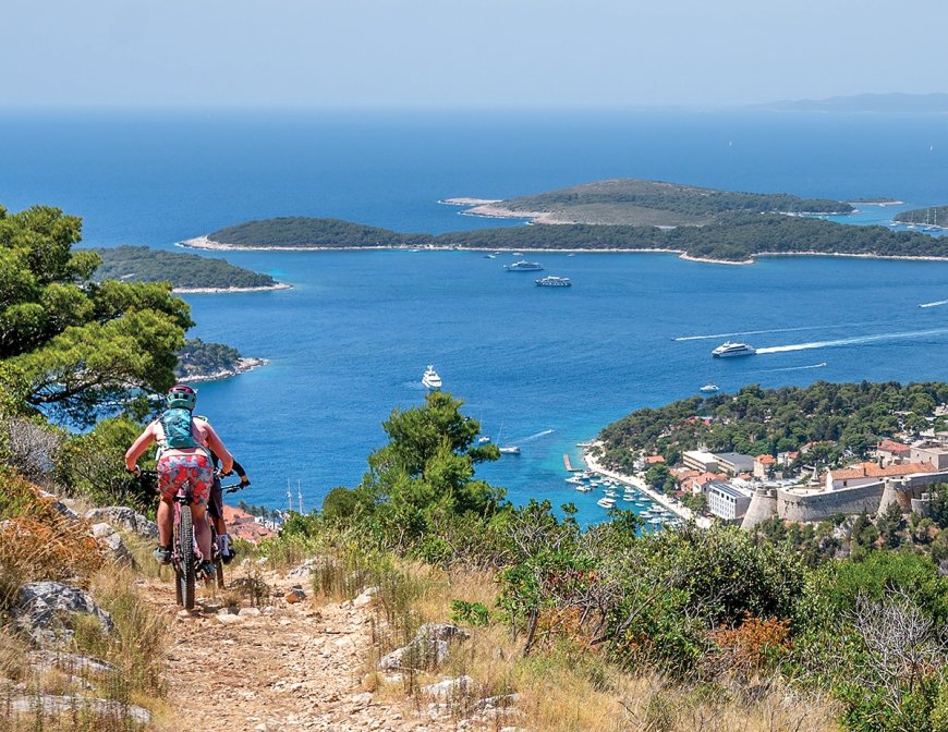 Mountain Biking Trails With Beach Views
